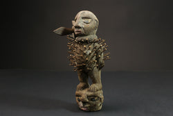 African Wood Figures African Figures Carved Power Figure Nkisi N'kondi-G2740