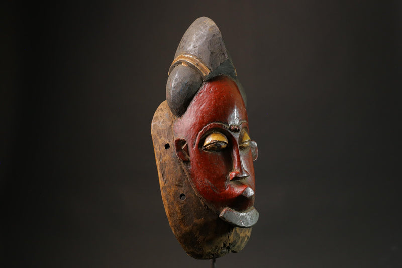 African wood mask antiques Tribal Hand mask Face Hand Wooden Guro Masks for wall-G2743