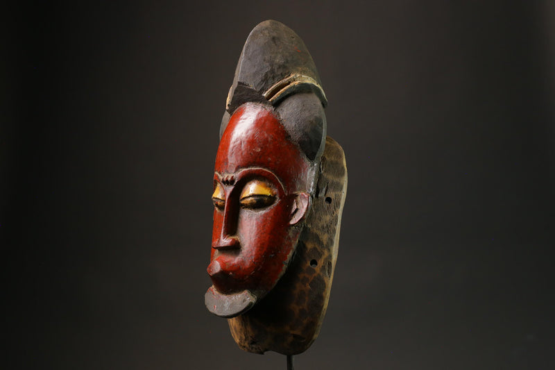 African wood mask antiques Tribal Hand mask Face Hand Wooden Guro Masks for wall-G2743