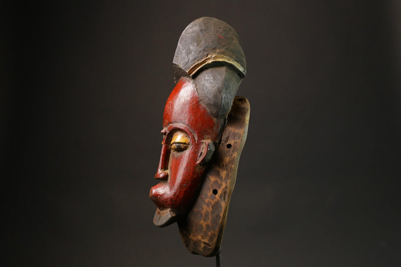 African wood mask antiques Tribal Hand mask Face Hand Wooden Guro Masks for wall-G2743