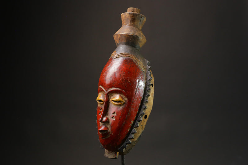 African Antique wood Hand Beautiful african mask Wood guro Masks for wall-G2746