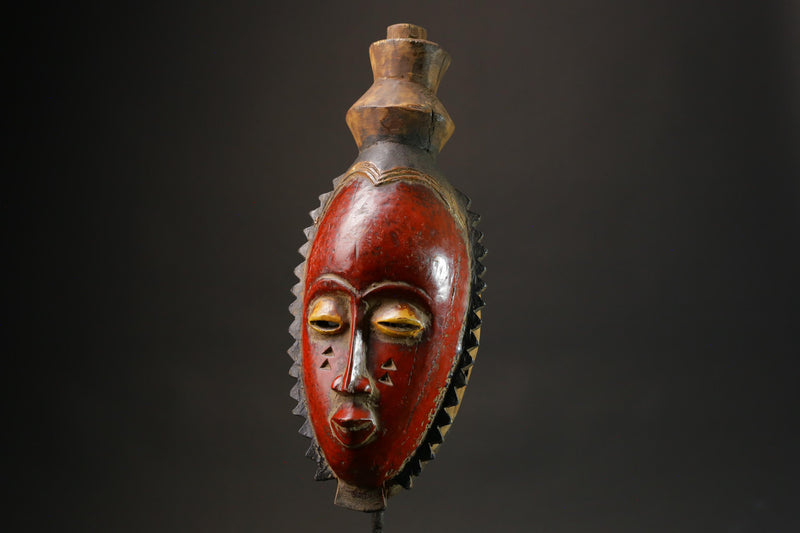 African Antique wood Hand Beautiful african mask Wood guro Masks for wall-G2746