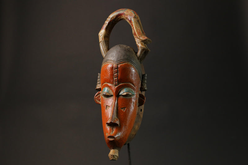 African Antique wood Hand Beautiful african mask Wood guro Masks for wall-G2734