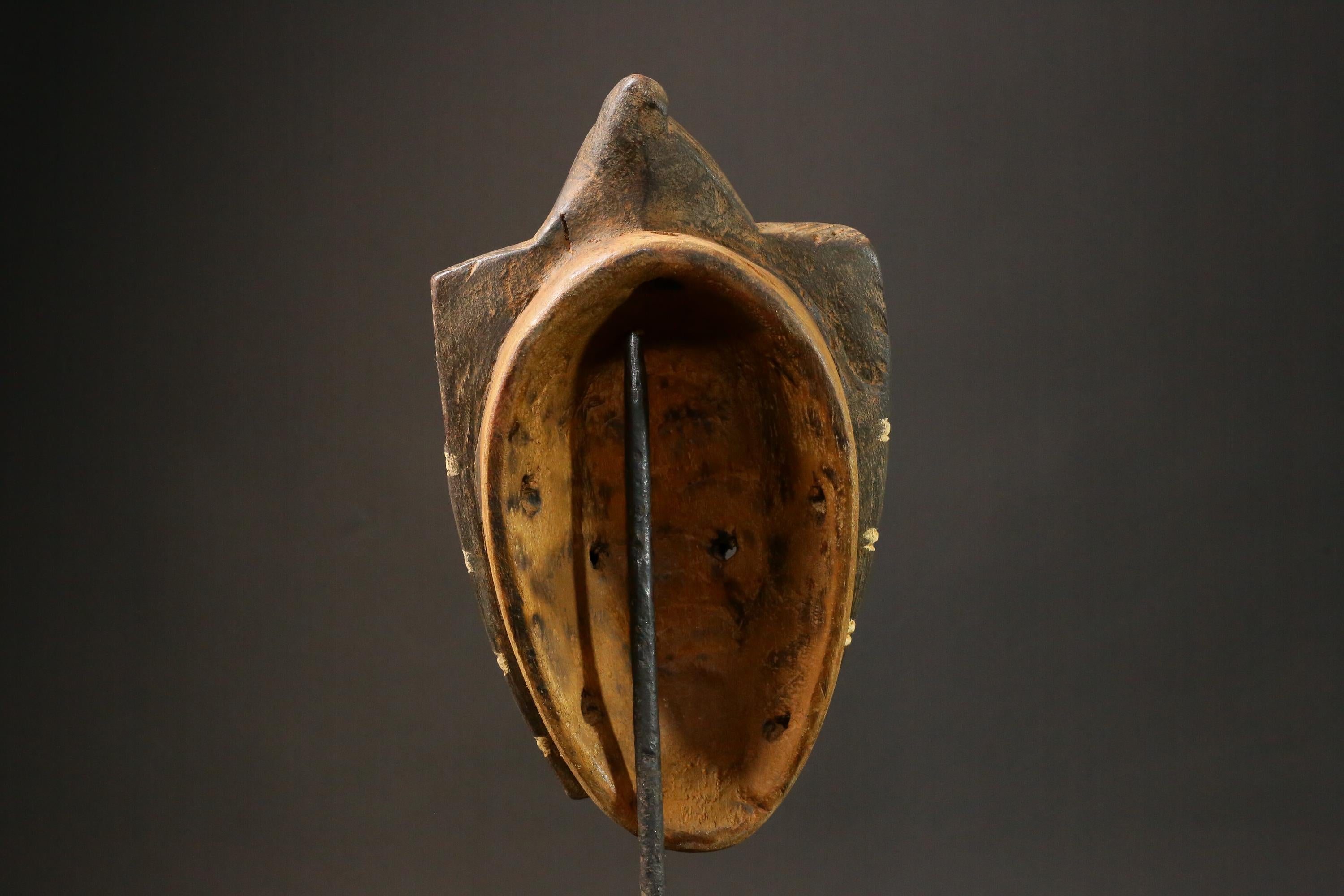African Tribal Wood masks Guro vintage African mask large African Masks for wall-G2946