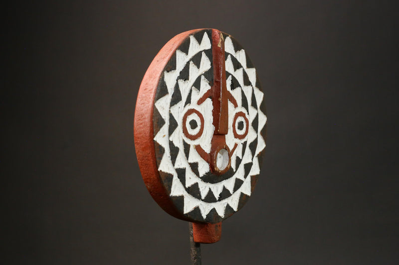 African Mask Wall Art Handmade Home Décor Face Wood Bobo Sun masks Masks for wall-G2955