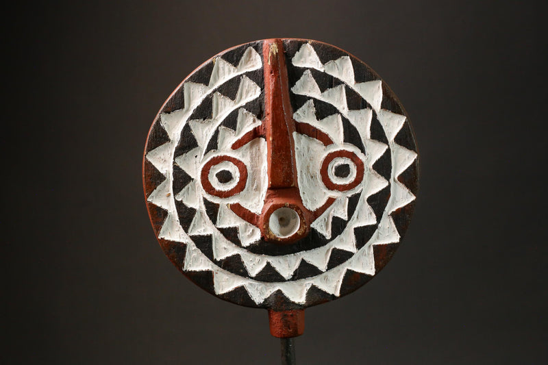 African Mask Wall Art Handmade Home Décor Face Wood Bobo Sun masks Masks for wall-G2955