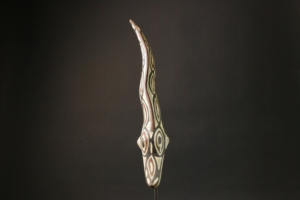 African Mask Tribal Mask Bobo Bwa Wankr Ceremonial Altarpiece Serpent Masks for wall-G1370