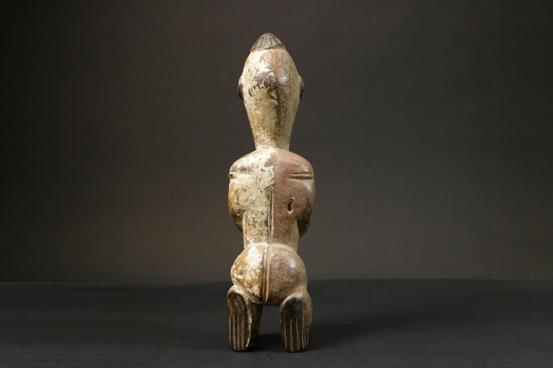 African statue wooden Figure Home Décor Sculpture Tribal Art Carved Art- 7749