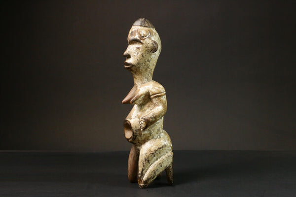 African statue wooden Figure Home Décor Sculpture Tribal Art Carved Art- 7749