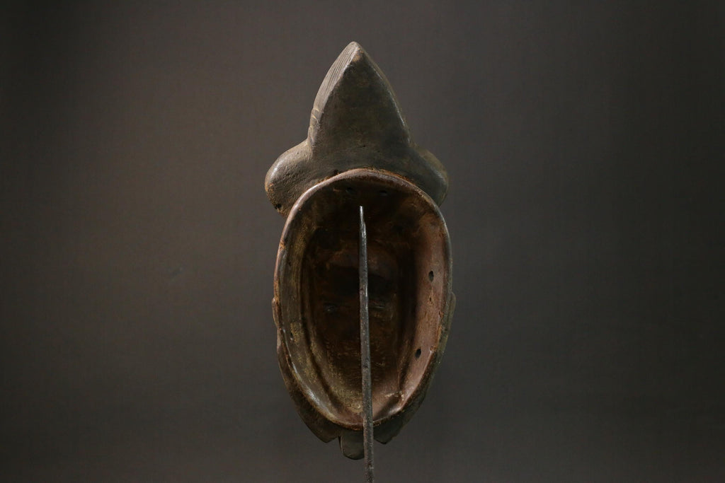 African wood mask Baule antiques Home Décor Hand Carved Masks for wall-7742