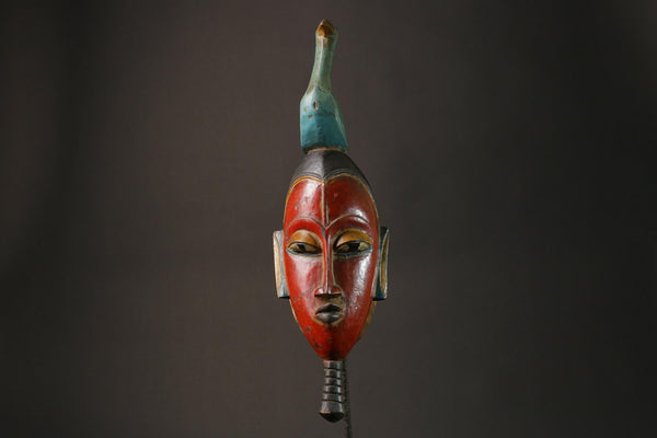 African Masks Tribal Face Vintage Carved Wood Hanging Guro Guro Masks for wall-G2748