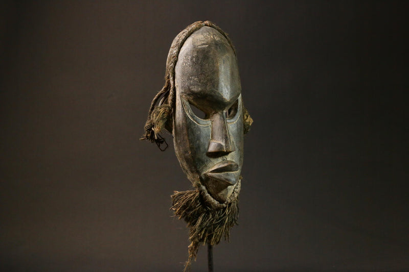 African wood mask antiques Home Décor art Dan Gunye ge Authentic Antique Masks for wall-1842