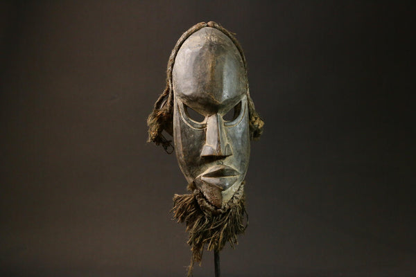 African wood mask antiques Home Décor art Dan Gunye ge Authentic Antique Masks for wall-1842