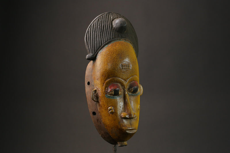 African wood mask Baule Antique Wall Hanging Primitive Collectibles Home-G2756