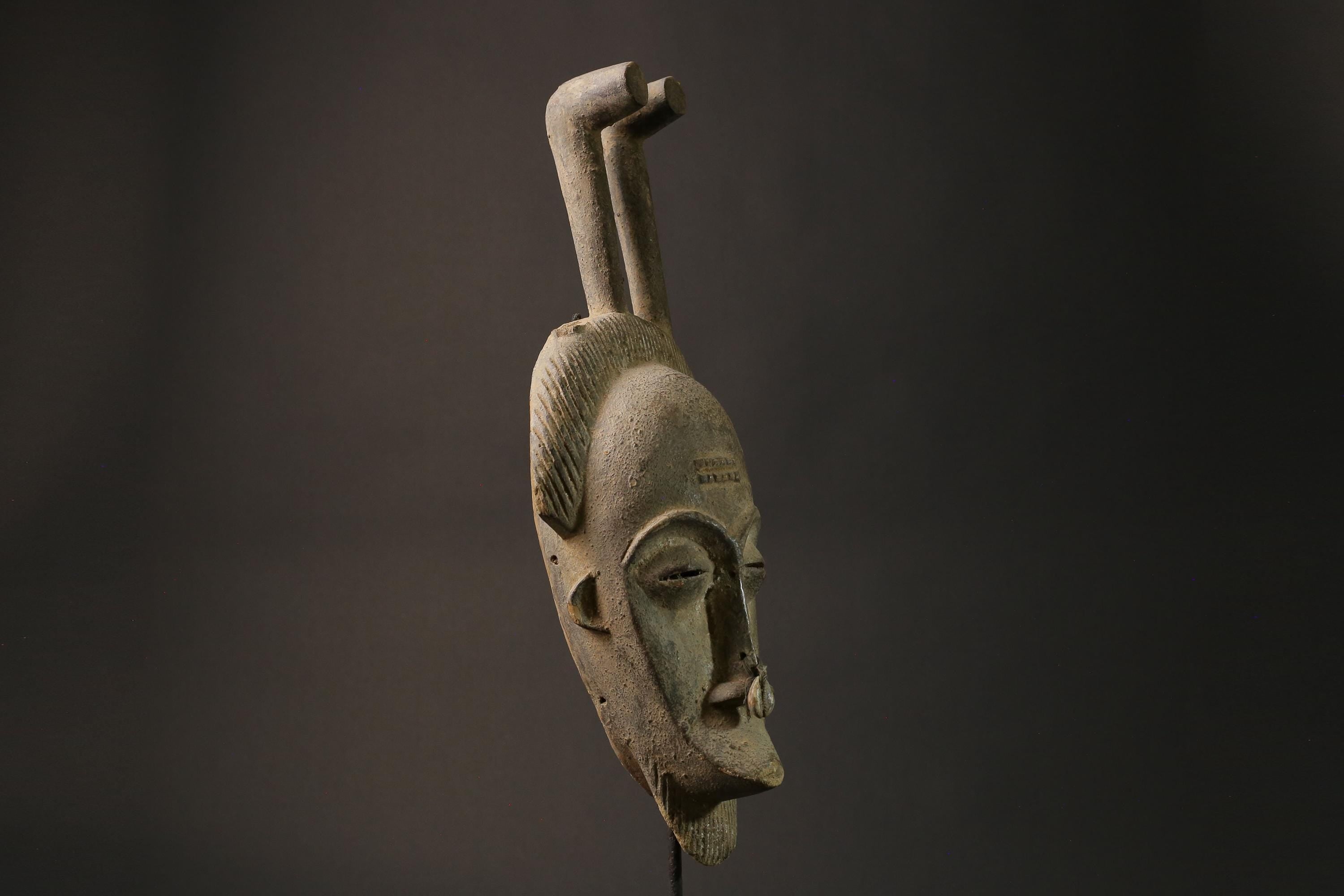 African Decor tribal Baule Wall Hanging Home Décor Liberia Wall Hanging Masks for wall-G2757