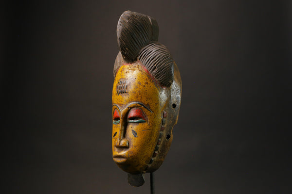 African mask African real figure vintage African masks for wall Vintage Guro-8787