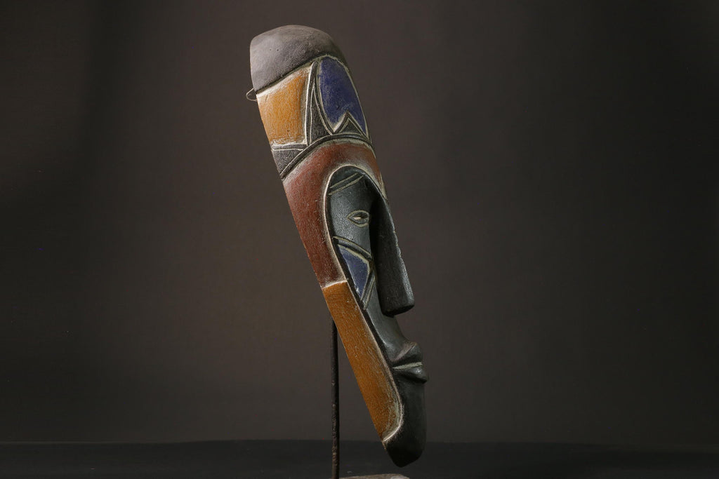 African mask African real figure vintage African masks for wall Masks Fang -5898