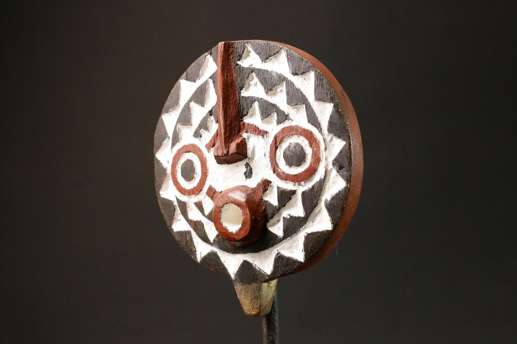 African Mask Tribal Face Mask Sun Mask Bwa Mossi Burkina Faso mask Masks for wall-G2964