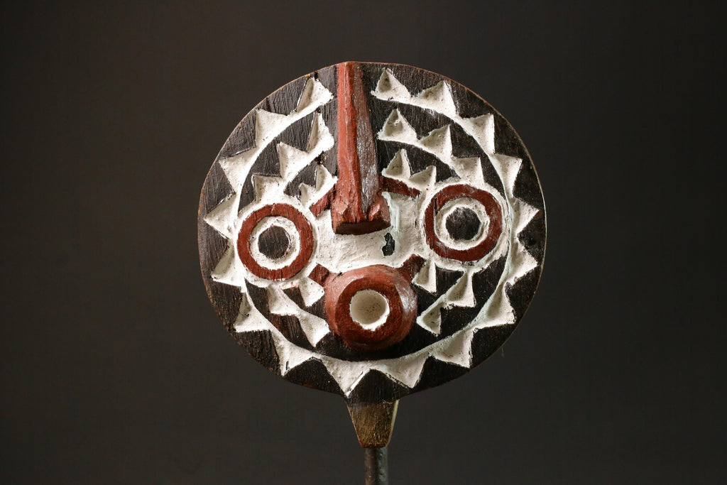 African Mask Tribal Face Mask Sun Mask Bwa Mossi Burkina Faso mask Masks for wall-G2964