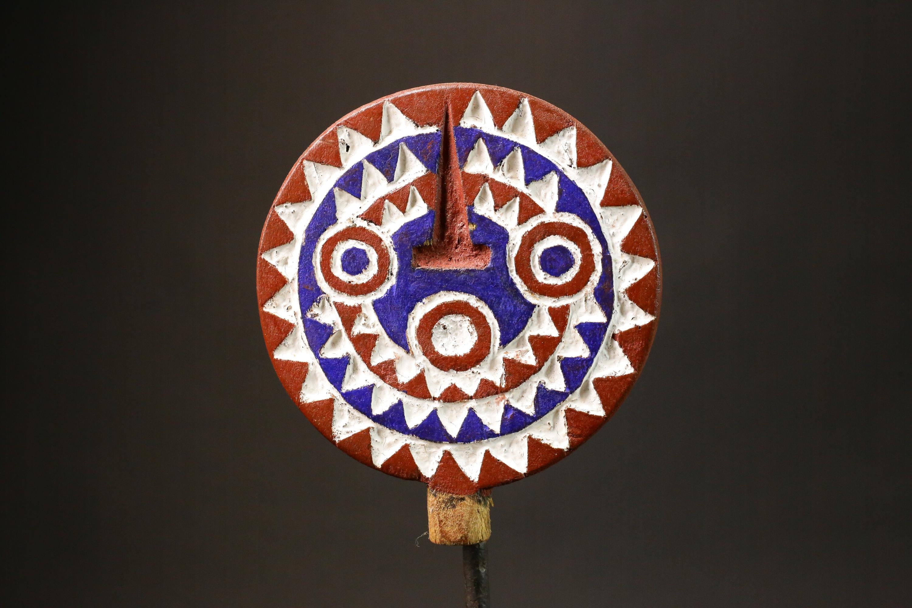 African Mask Tribal Face Mask Sun Mask Bwa Mossi Burkina Faso mask Masks for wall-G2969