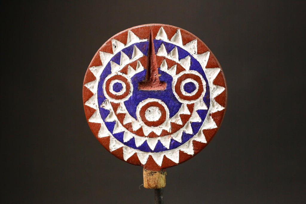 African Mask Tribal Face Mask Sun Mask Bwa Mossi Burkina Faso mask Masks for wall-G2969