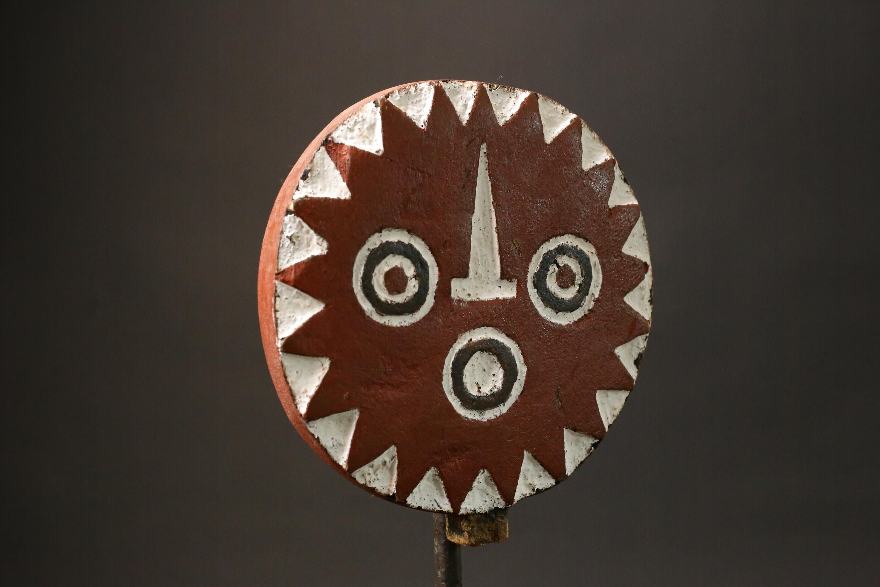 African Mask Tribal Face Mask Sun Mask Bwa Mossi Burkina Faso mask Masks for wall-G2974
