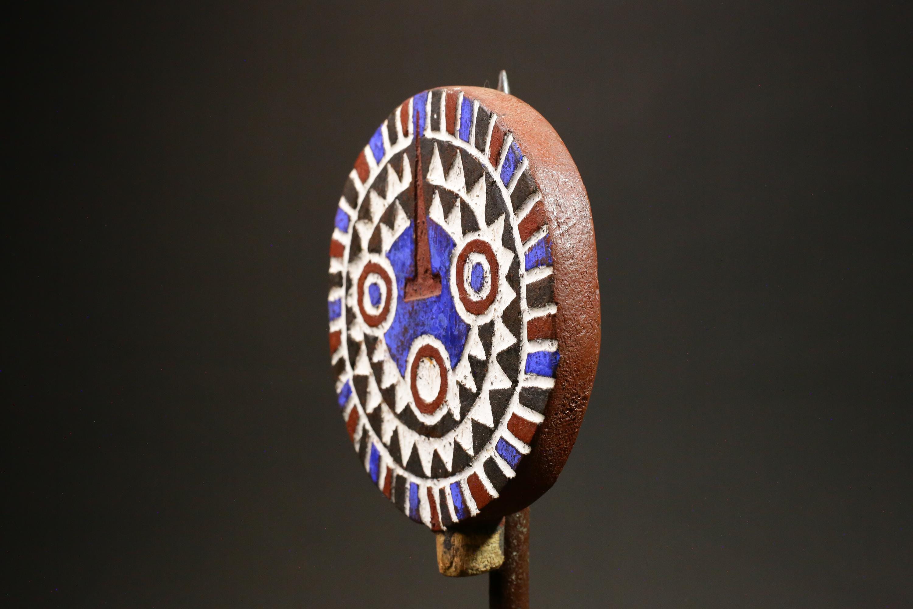 African Mask Tribal Face Mask Sun Mask Bwa Mossi Burkina Faso mask Masks for wall-G2977