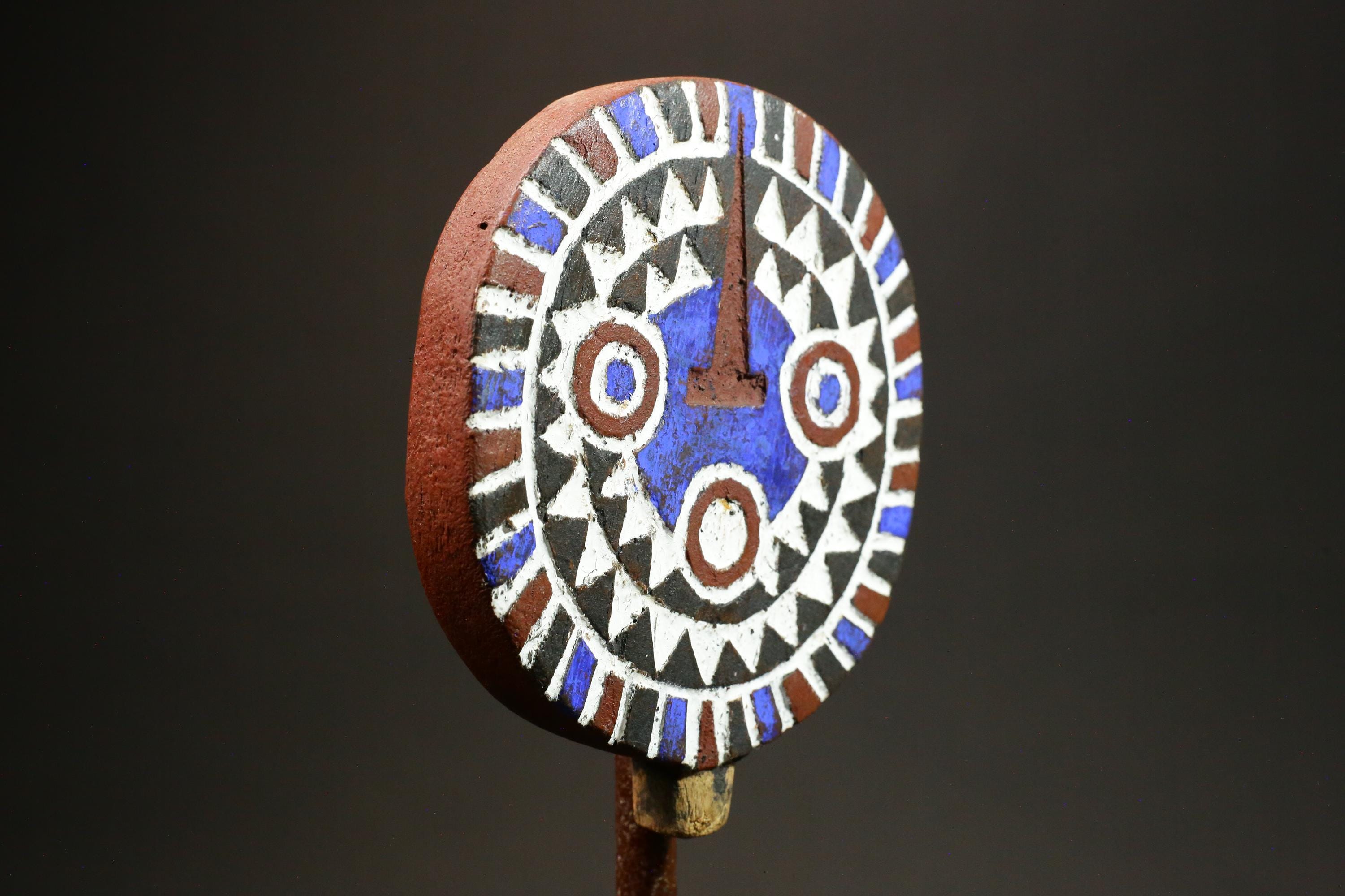 African Mask Tribal Face Mask Sun Mask Bwa Mossi Burkina Faso mask Masks for wall-G2977