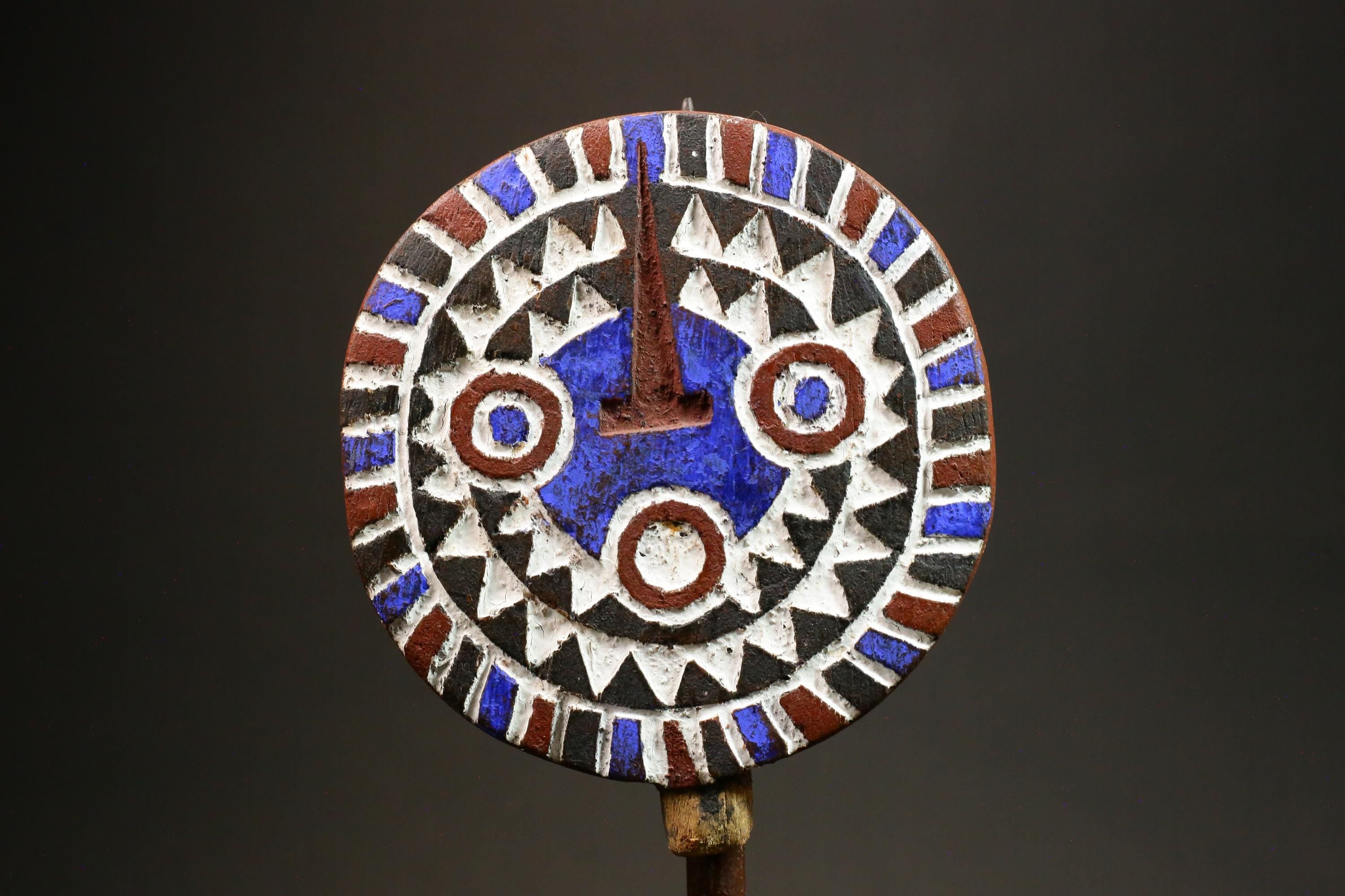 African Mask Tribal Face Mask Sun Mask Bwa Mossi Burkina Faso mask Masks for wall-G2977