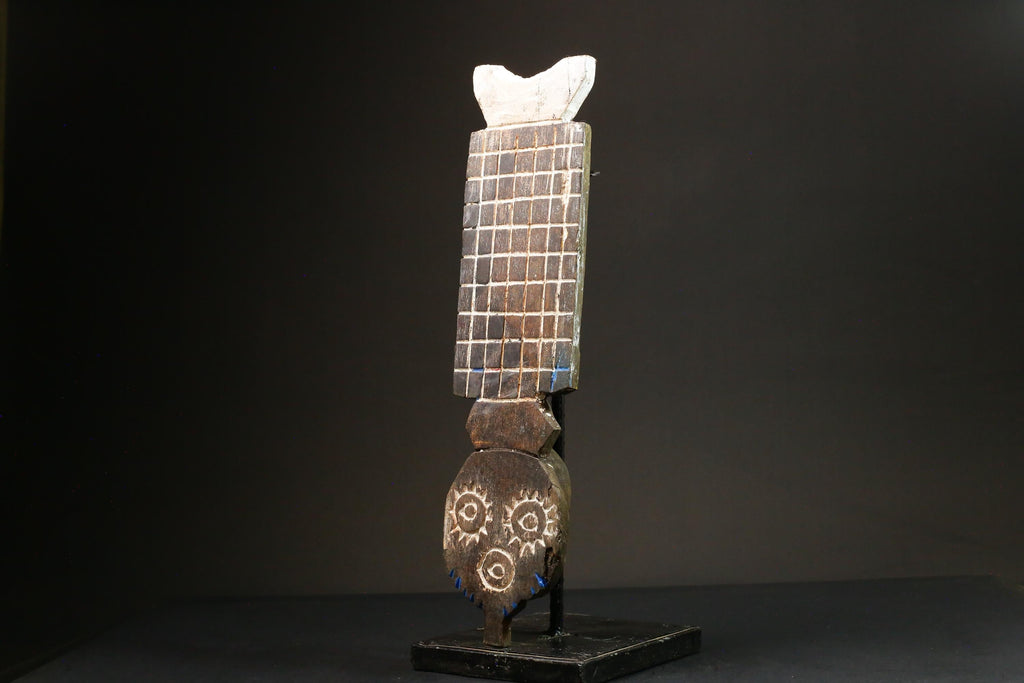 African mask wood African real figure vintage Bobo Bwa Plank mask for wall-G1338