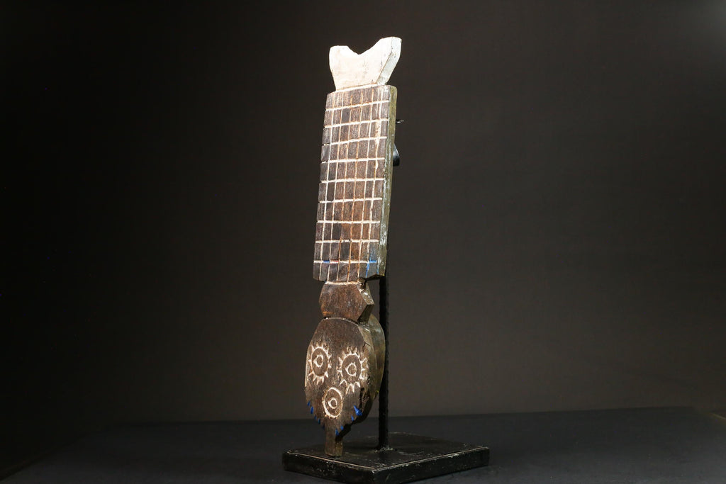 African mask wood African real figure vintage Bobo Bwa Plank mask for wall-G1338