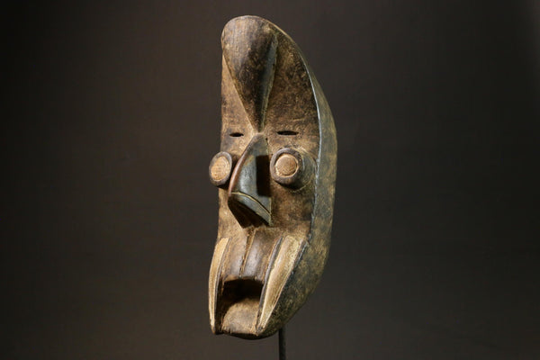 African mask Dan wood African real figure vintage African masks for wall-8972