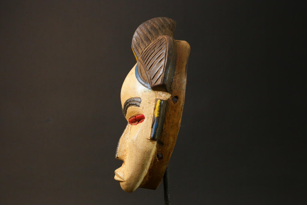 African Masks Ttribal Baule Wall Hanging Home Décor Mask for wall-G2997