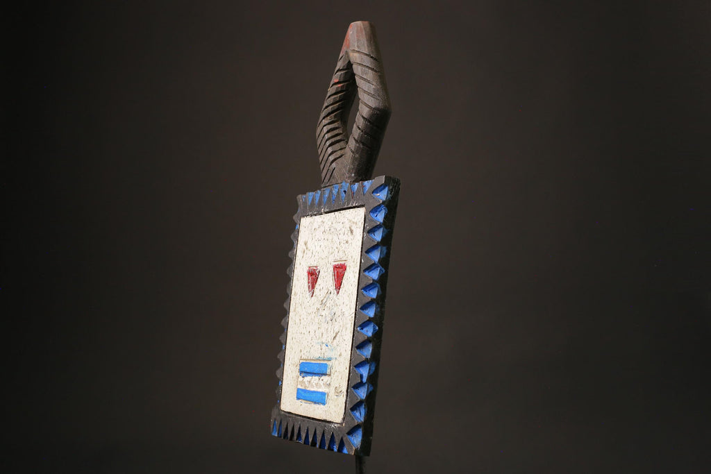 African mask wood African real figure vintage African masks for wall Goli kplekple Mask-G1115