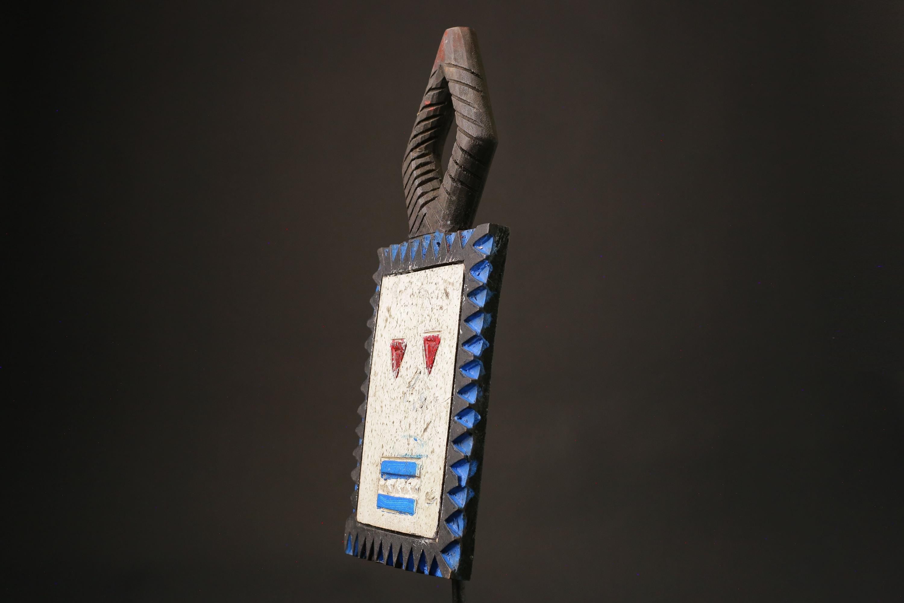 African mask wood African real figure vintage African masks for wall Goli kplekple Mask-G1115