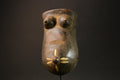 African Brown Makonde Tribe African Mask: Artistic Representation of Woman-G3006