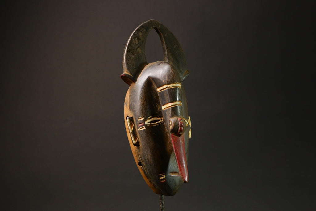 African mask Elephants Wood Nose Mask of the Guru Tribe masks for wall-G3020