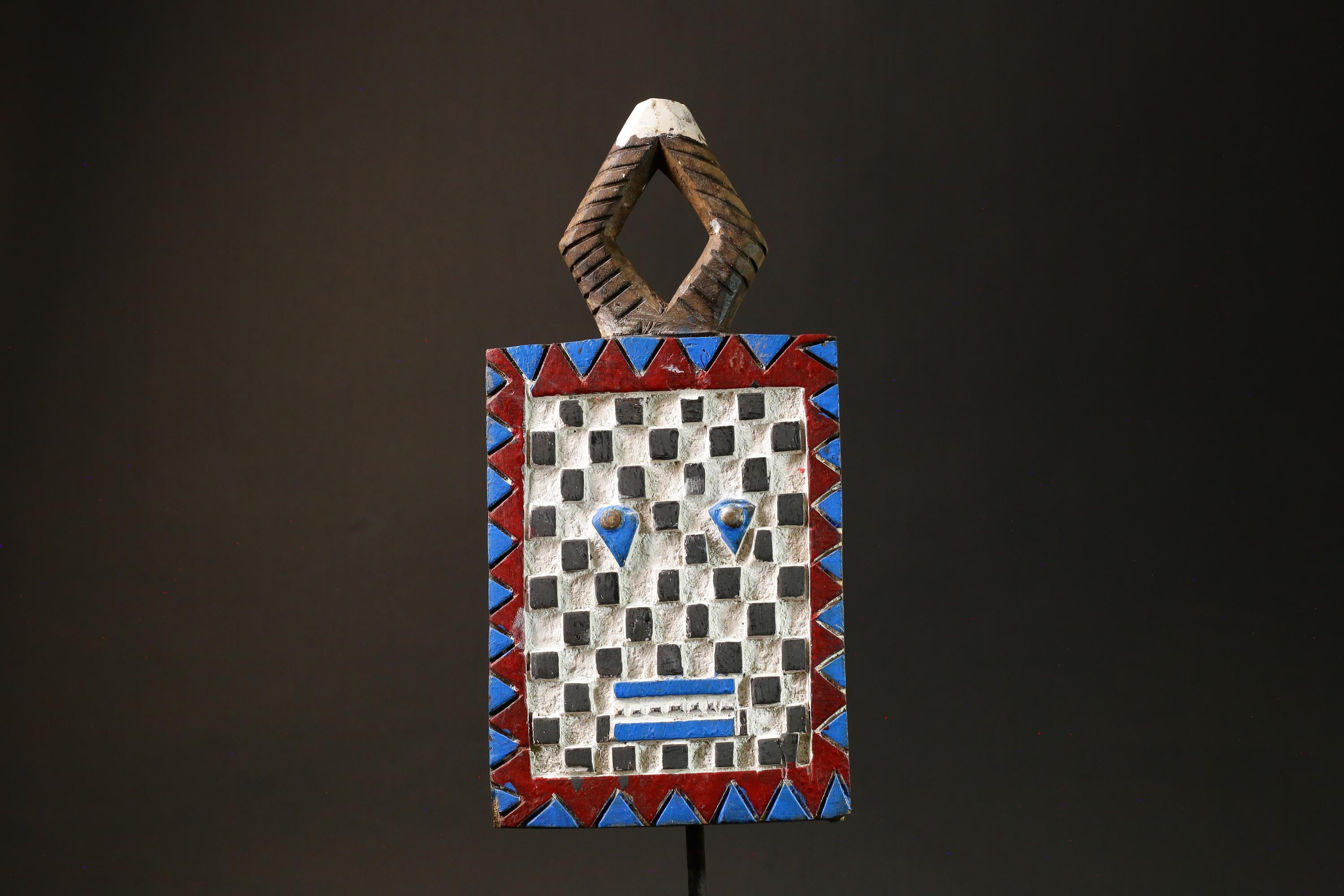 African Mask Colorful Goli Guru Tribe Mask, Unique Wall Art Wall Decor-G1284