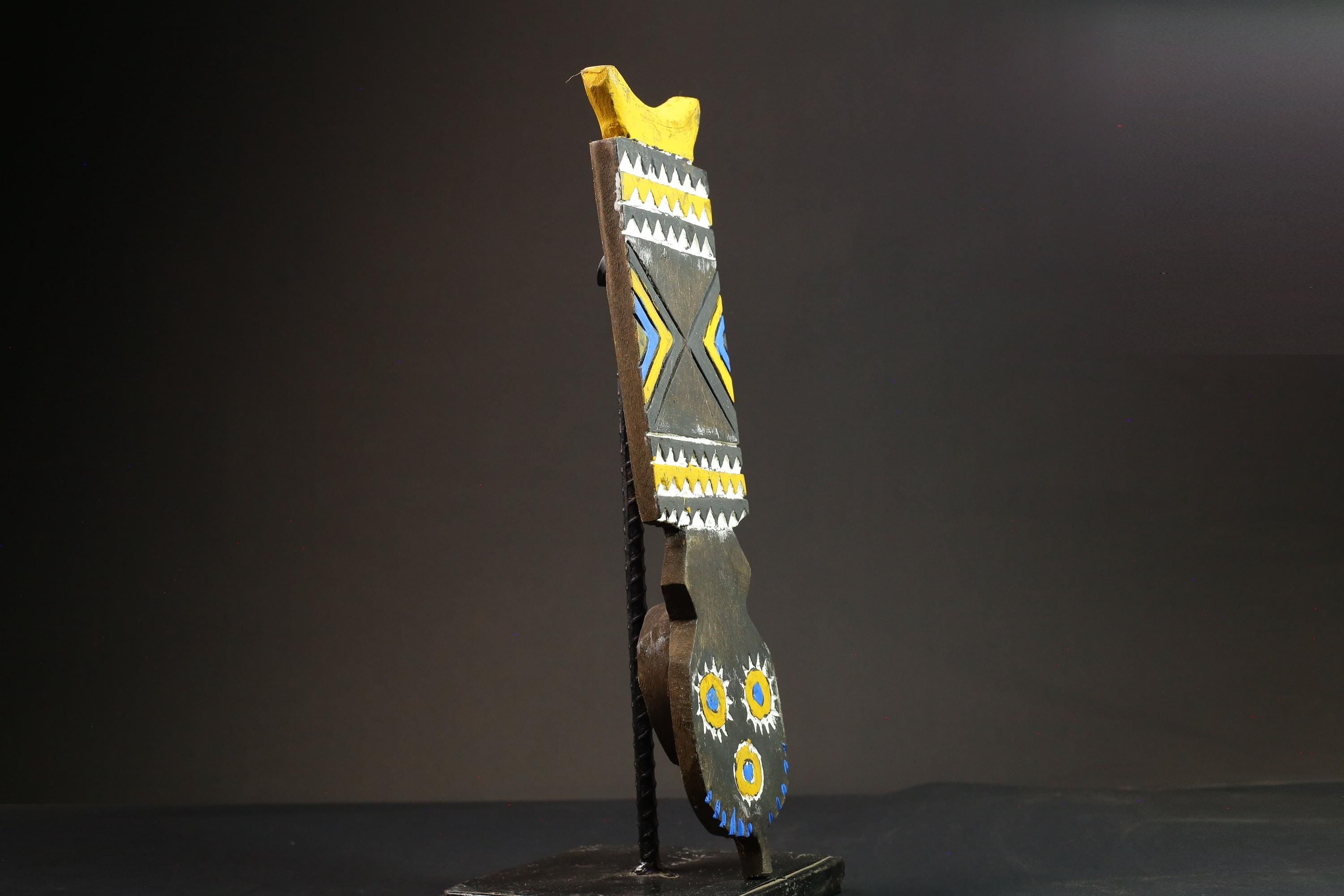 African Mask Antique Bwa (Bobo) Tribal Face Mask, Unique Collectible Masks for wall-G1395