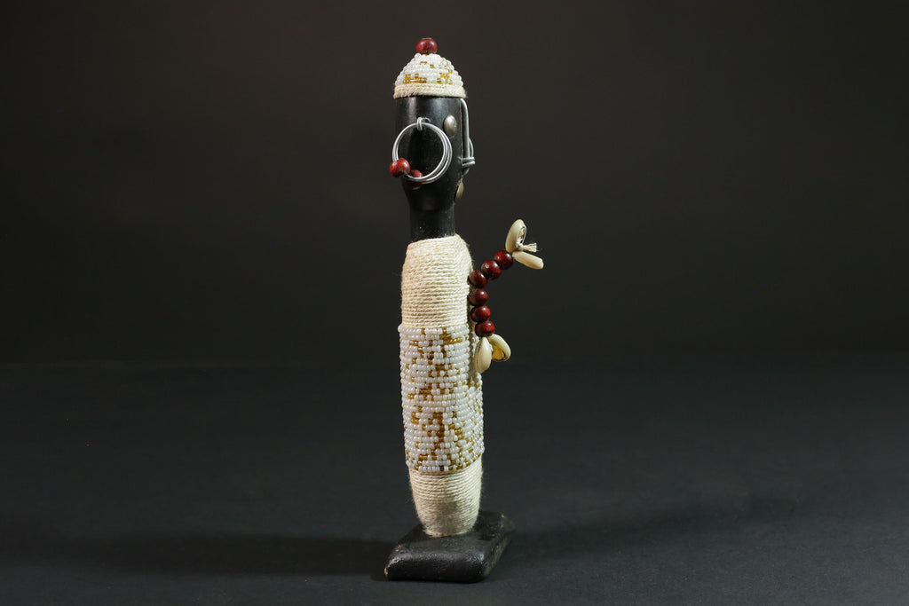 African statue wooden vintage Namji Doll Fertility Doll Namji Cameroon -G1142