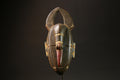 African Mask Traditional Brown Wooden Guru Mask with Elephant Nose Motif Masks for wall-G3022