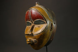 African mask antiques tribal Face vintage Baule Antique antique wall Mask-G2760