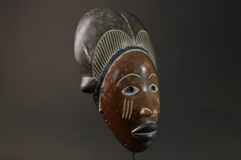 African Mask Wall Art Old Puno Mask Society Gabon Mask wall mask-G2771