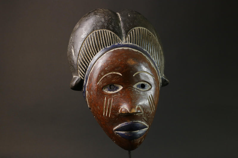 African Mask Wall Art Old Puno Mask Society Gabon Mask wall mask-G2771