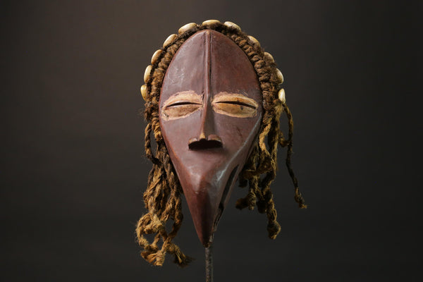 African wood masks hand carved Wall Mask tribal Dan Bird Masks for wall-G1171