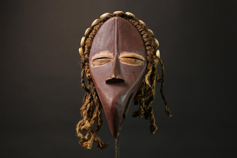 African wood masks hand carved Wall Mask tribal Dan Bird Masks for wall-G1171