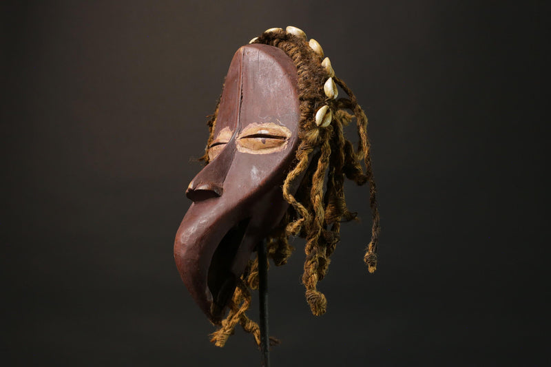 African wood masks hand carved Wall Mask tribal Dan Bird Masks for wall-G1171