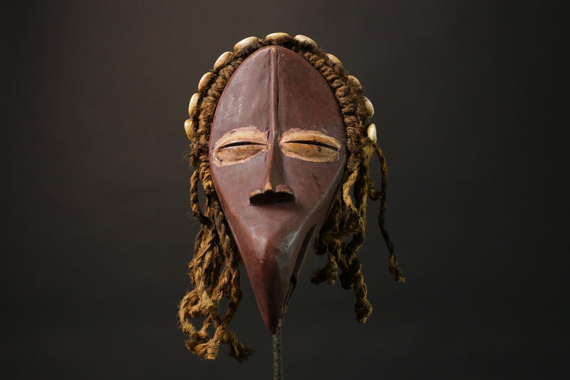 African wood masks hand carved Wall Mask tribal Dan Bird Masks for wall-G1171