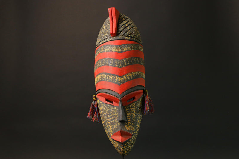 African wood mask antiques Home Décor Ghana Mask Carved Wood Masks for wall-7490