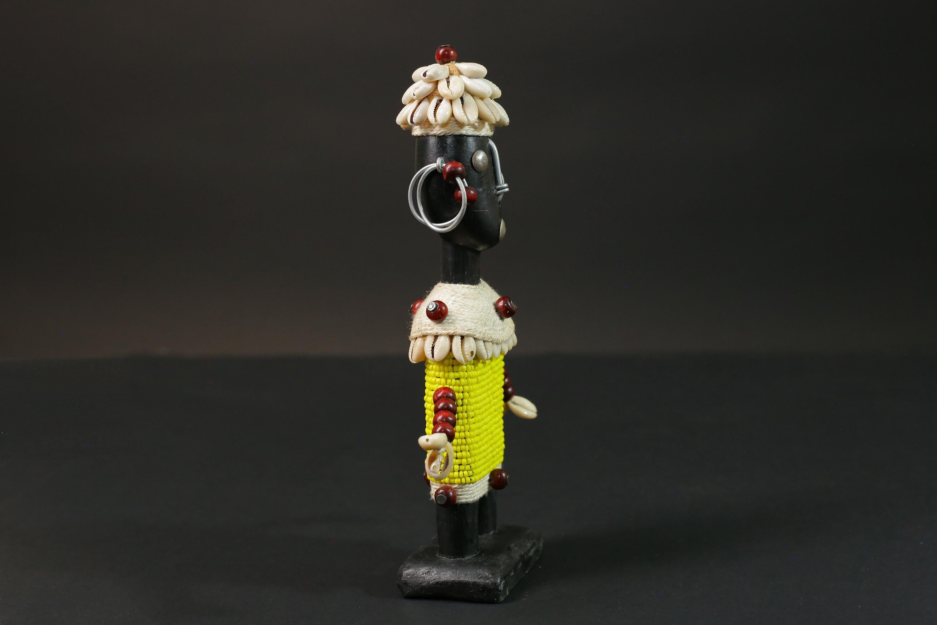 African statue wooden Zulu Doll statue wooden vintage Home Décor statue-G2064